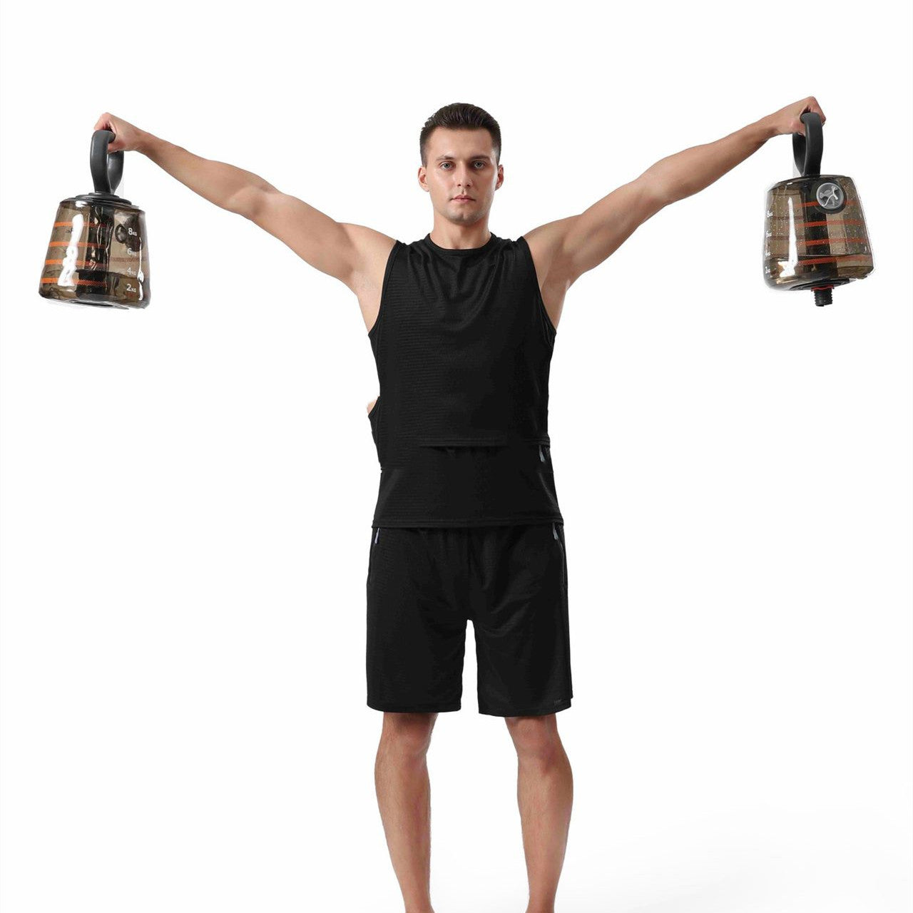 Adjustable Weight Water Bottle Dumbbells